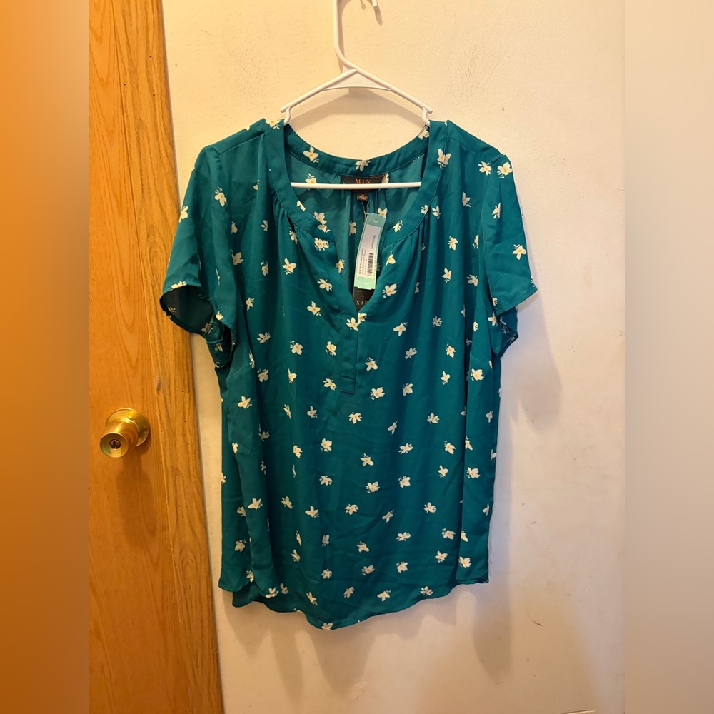 (1x) Mix Blouse